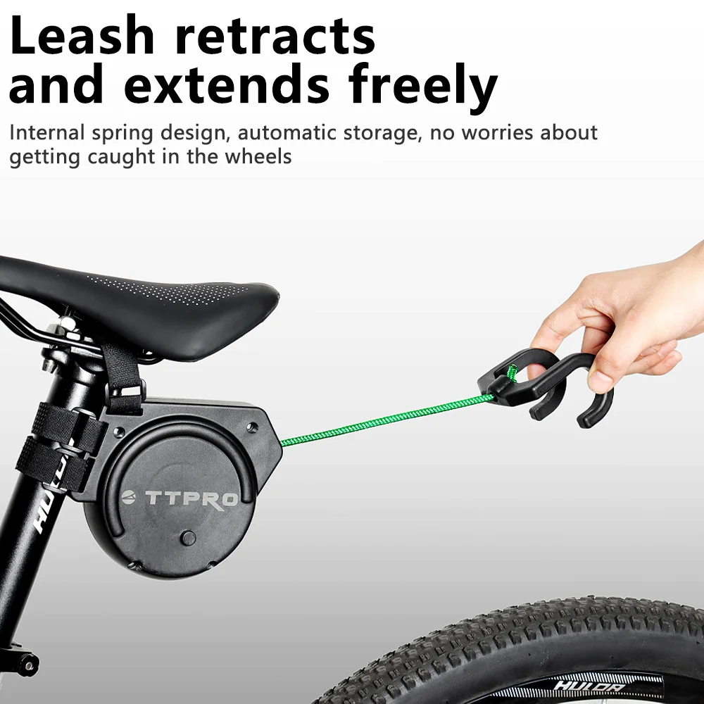 Модернизированный велосипедный буксирный трос TTPRO, нейлоновый композитный материал, компактная автоматическая усадка для буксировки и буксировки, простая установка