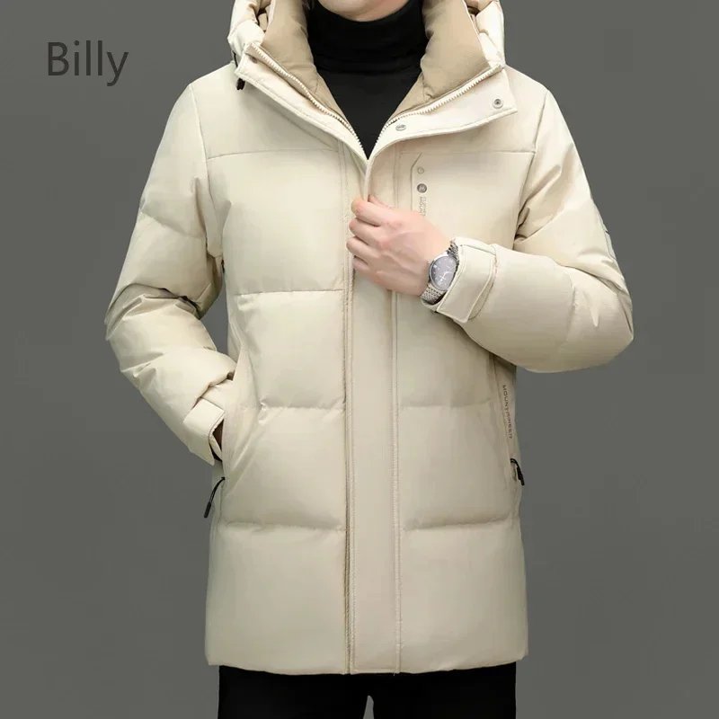 Men's Down Jacket Warm Winter Designer Clothes Duck Padding s Man Male Coat Casual Sack