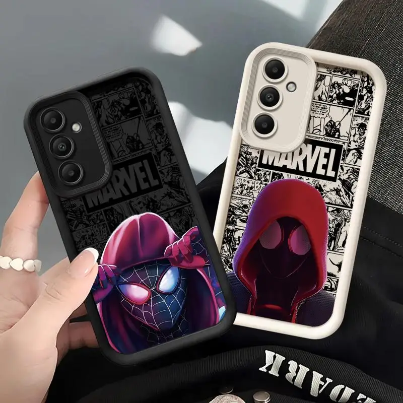 Spider-Man Across The Verse Phone case for Samsung Galaxy A55 A52 A33 cases A24 A15 A12 A23 A22 5G A54 A52s A53 A14 funda Cover