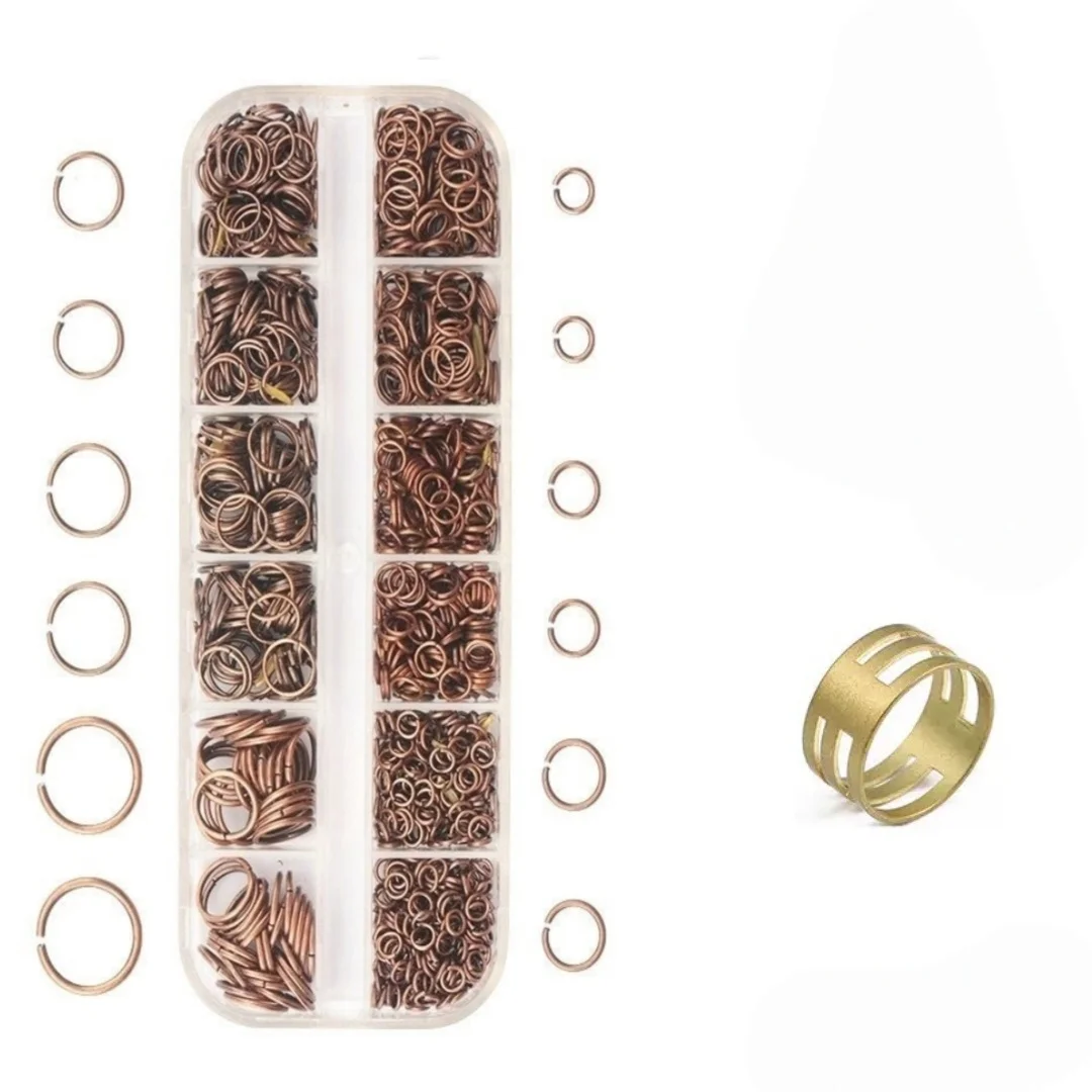 Open Jump Rings 4-9mm Iron Material