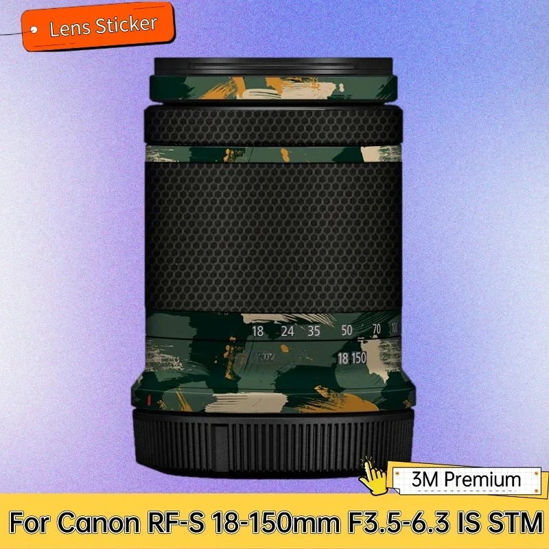 عدسة ملصق لكانون RF-S 18-150 مللي متر F3.5-6.3 IS STM واقية الجلد ملصق مائي فيلم المضادة للخدش حامي معطف RF18-150 #1