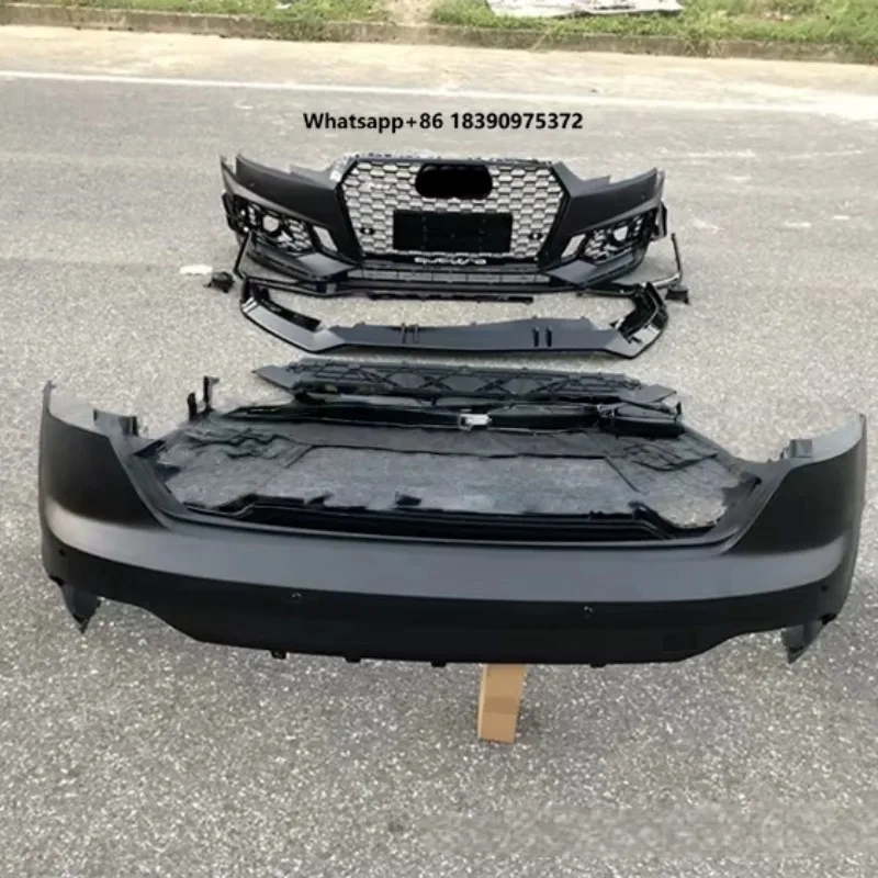 2017 2018 2019  A4L Modified RS4 Body Kit B9S4 Upgrade RS4 Front and Rear Bumpers Exhaust