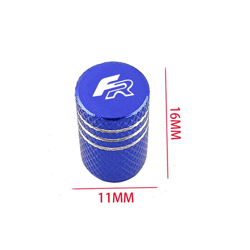 عجلة السيارة الإطارات صمام قبعات الإطارات الجذعية يغطي الغبار مقاوم للماء ل سيات ليون FR + 2019 2020 2021 2022 2023 2024 2025 + اكسسوارات #2