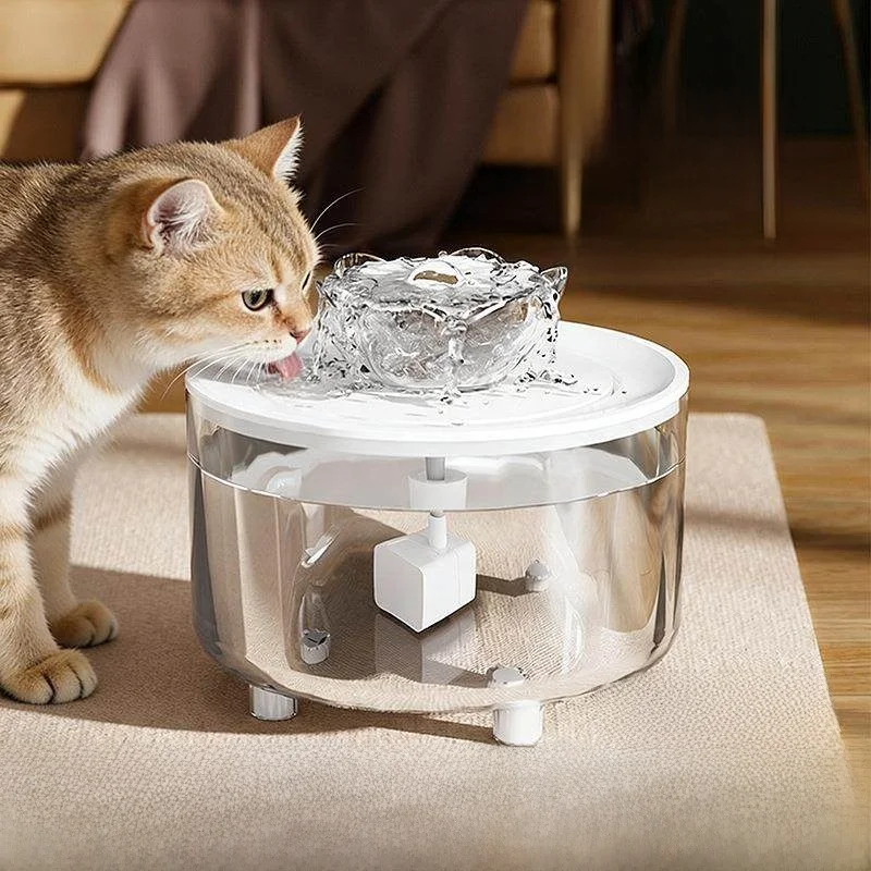 

Smart Automatic Pet Water Fountain Drinking Machine Circulating Filtered Running Water Bowl Pet Supplies Cross-Border