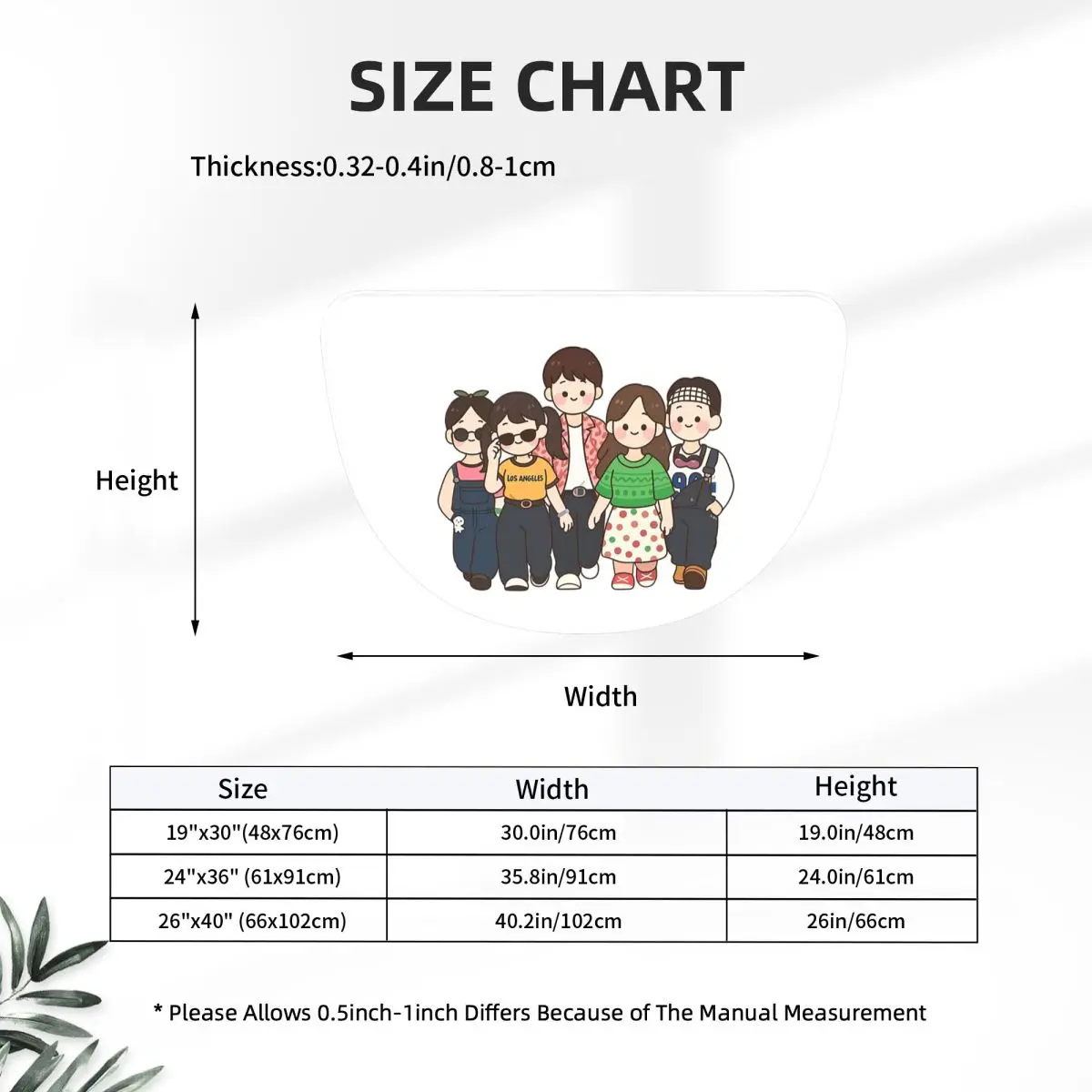 Twenty Five Twenty One 2521 Kdrama Fanart Flannel Half Round Doormat Non Slip Bathroom Mat Absorbent Floor Carpet for Bathroom