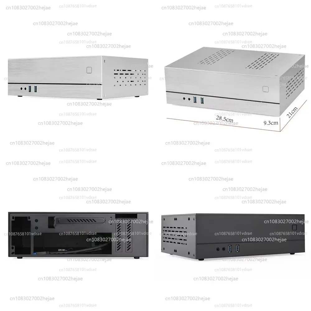 A02 Aluminum Shell Iron Architecture Chassis HTPC Horizontal ITX Mini Small Chassis, Half-height Graphics Card