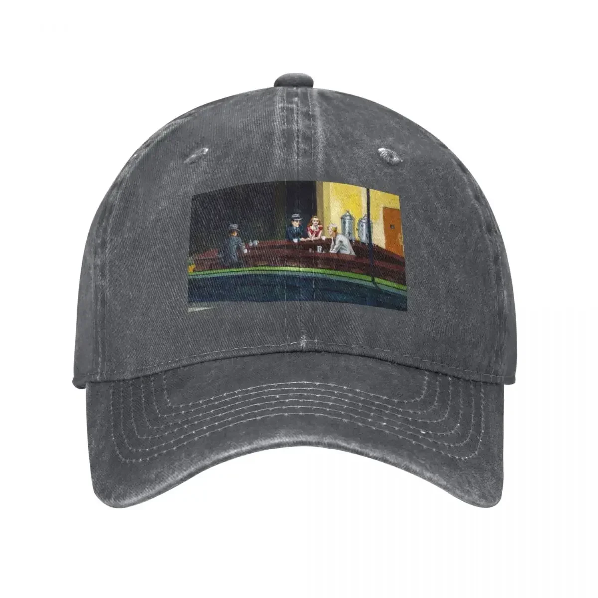 

Nighthawks Edward Hopper Poster or Poster Print on Canvas Baseball Cap Fishing cap Rave Cosplay For Women Men's