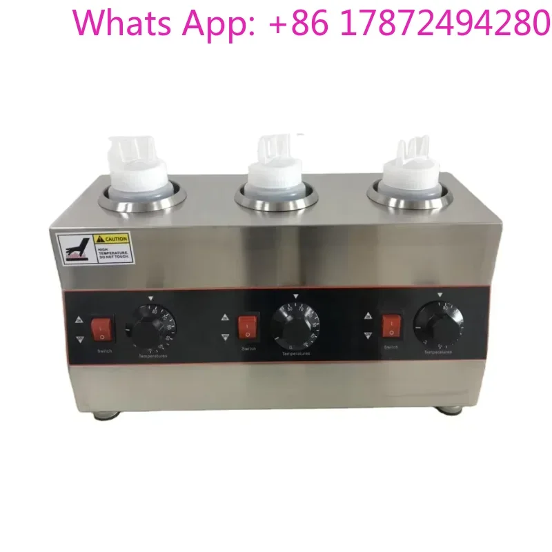 Commercial Sauce Bottle Warmer for Chocolate Cheese Butter Oyster Sauce Warmer Electric Hot Sauce Bottling Machines