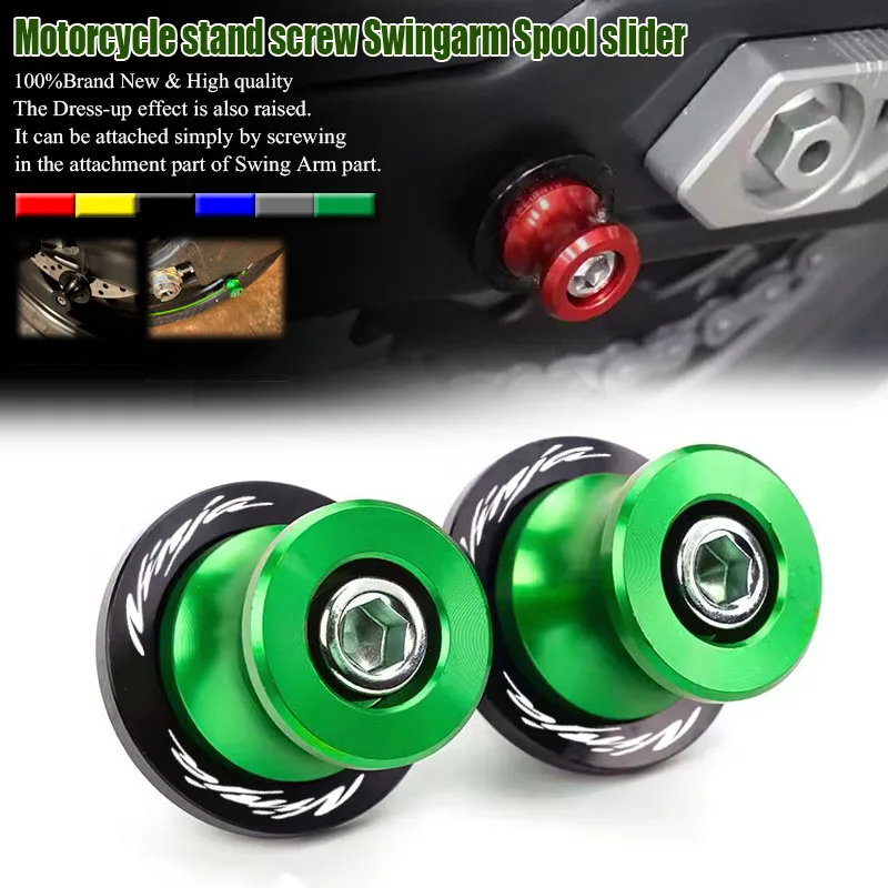 

M8 для KAWASAKI Ninja ZX4R ZX4RR ZX6R ZX636 ZX10R ZX-4RR ZX-6R ZX-10R аксессуары для мотоциклов, катушки маятника, винты-ползунки