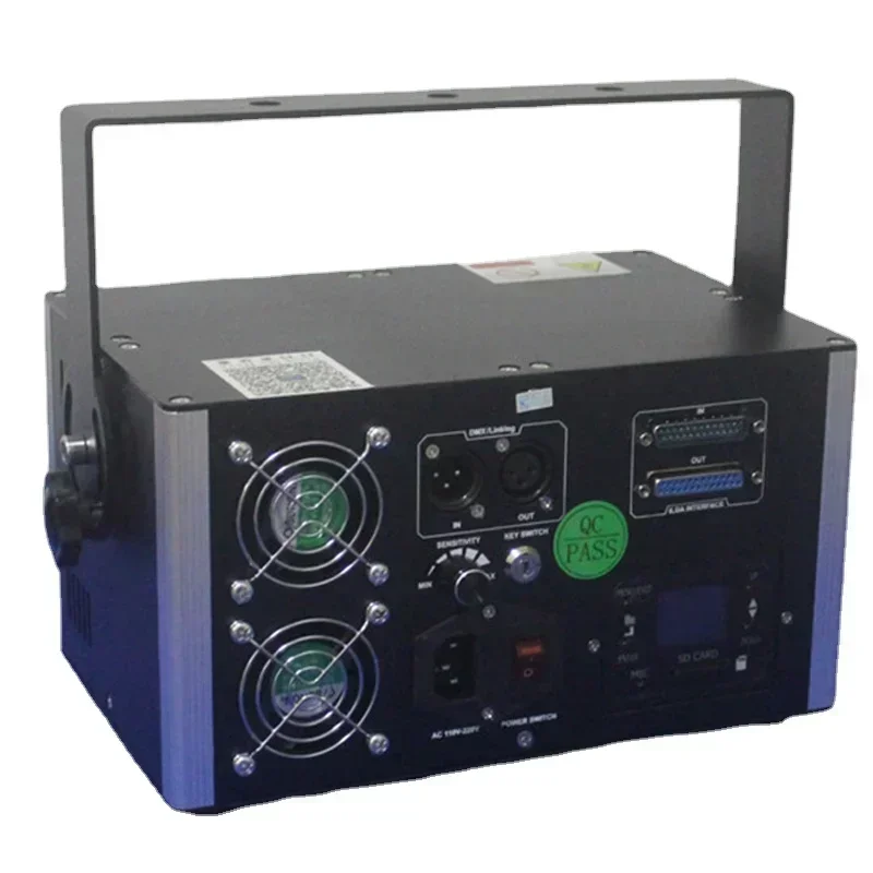 Stage Lighting Laser Beam Lamp 2W Full Color Animation Laser Lamp Wedding KTV Box Lamp