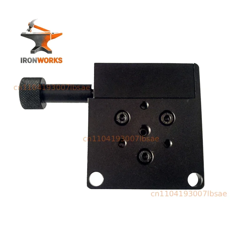 MRS-XS60 manual rotary table, large load-bearing index plate, can be installed with motor and worm gear, self-locking R axis