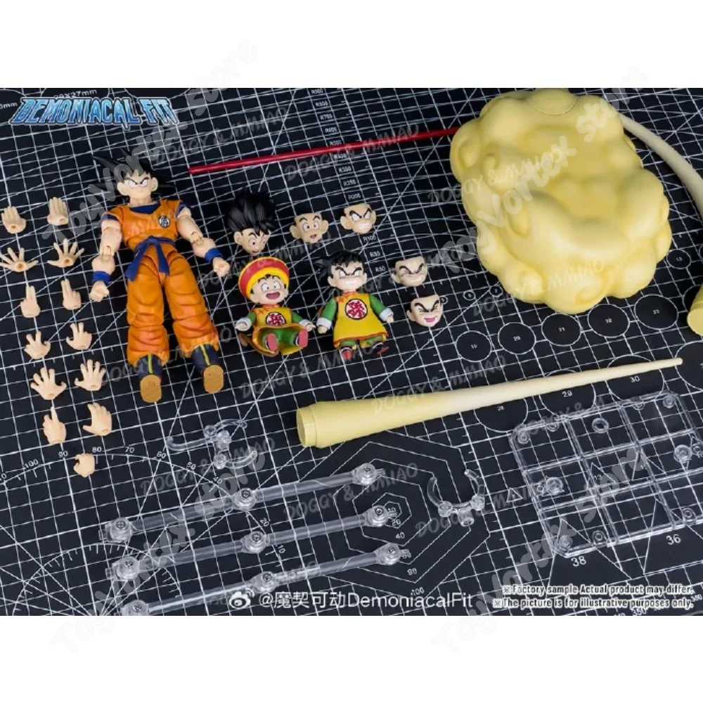 Demoniacal Fit Dragon Ball SHF Z Father and Son Unbreakable Bond Son Goku Gohan Super Saiyan Action Figure PVC Model Toys Gifts