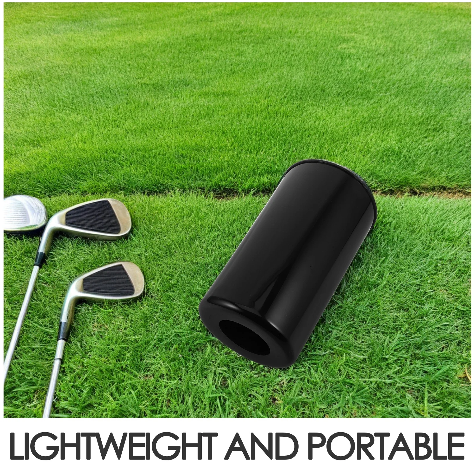 Stable Iron Sand Bottle Bracket for Golf Cart - Easy Install No Tools Needed - Golf Practice Sand Bottle Mounting Base Accessory