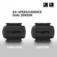 Magene S3+ Speed Cadence Sensor ANT Bluetooth Computer Speedmeter Dual Sensor Bike Accessories Compatible with WahooOnelap Zwift