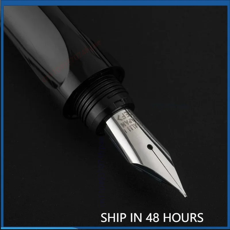 For PILOT FP-50R FP-60R Demonstrator Fountain Pen Transparent Body Student Practice Sketch Ink Pen Support Cartridge&Converter