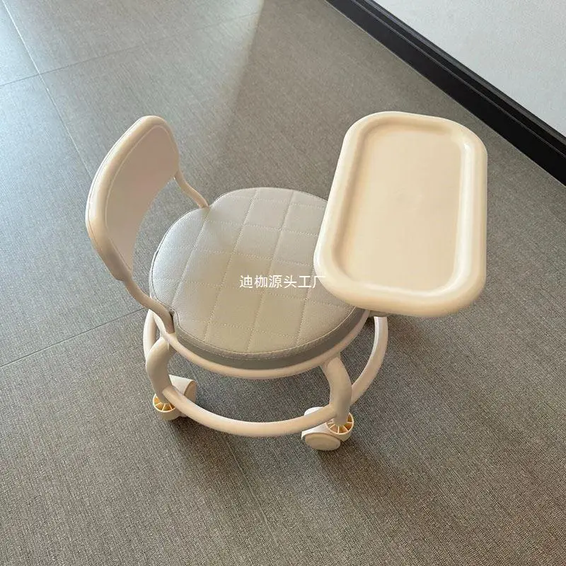 

household multifunctional children's dining chair universal wheel stool
