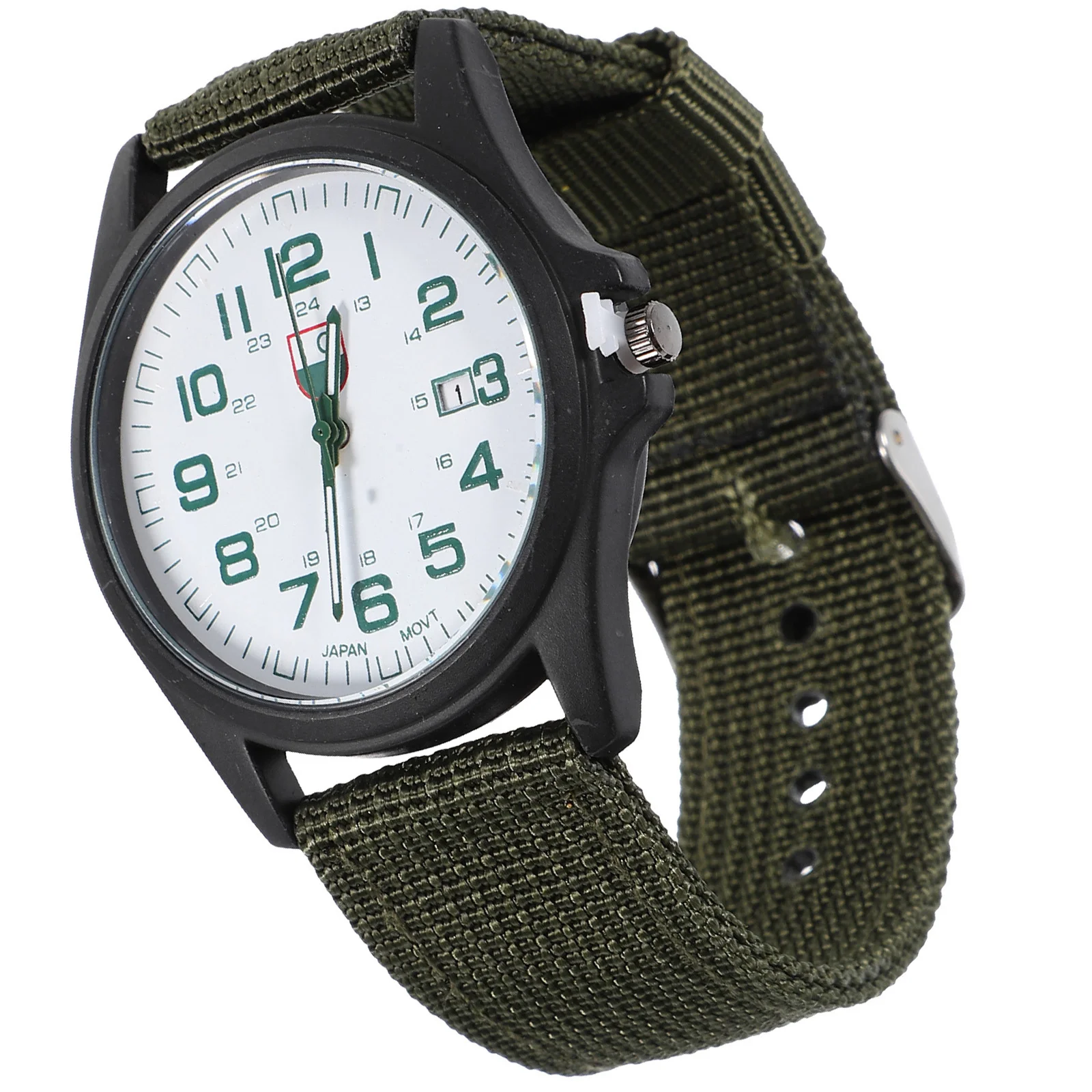 

Style Men Quartz Watch Nylon Strap Military Wristwatch Fashion Male Watch Timepiece Analog Clock For Men