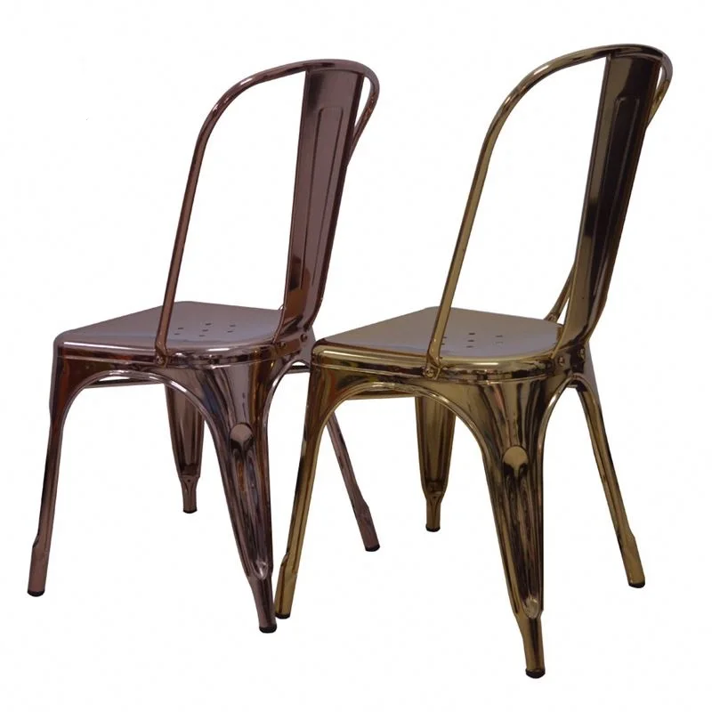 Iron Camping Outdoor Garden Furniture Cheaper Dining Room Dinning Restaurant Metal Chair