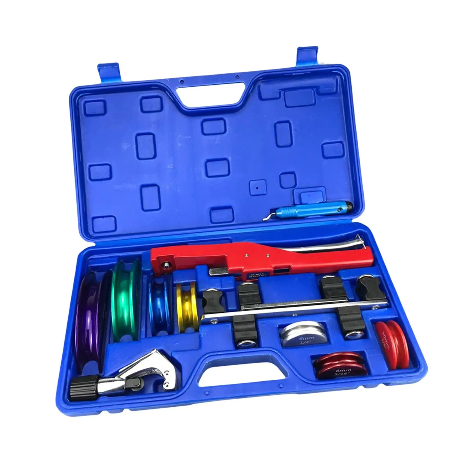 Pipe Tube Bender Kits 6~22mm Ratcheting Tubing Bending for Floor Heating Pipe Aluminum Pipe Thin Walled Iron Pipe Plumbing Hose