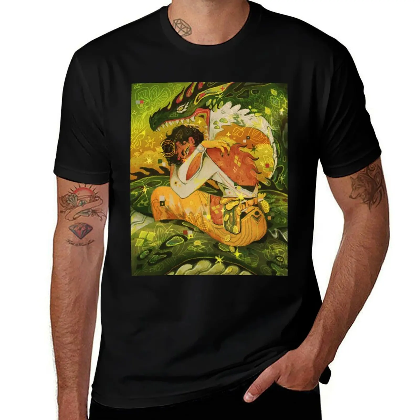 Greed T-Shirt Simple Print Design T-Shirt
