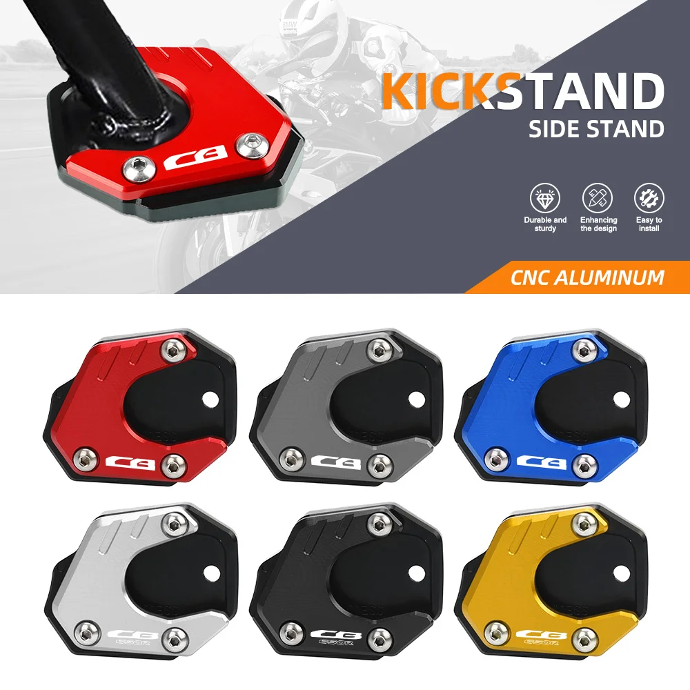 

Motorcycle Side Stand Enlarge FOR HONDA CB125R CB300R CB400X CBR650R CB650R CBR500R CB500F CB500X 2013-2021 2020 2019 2018 2017