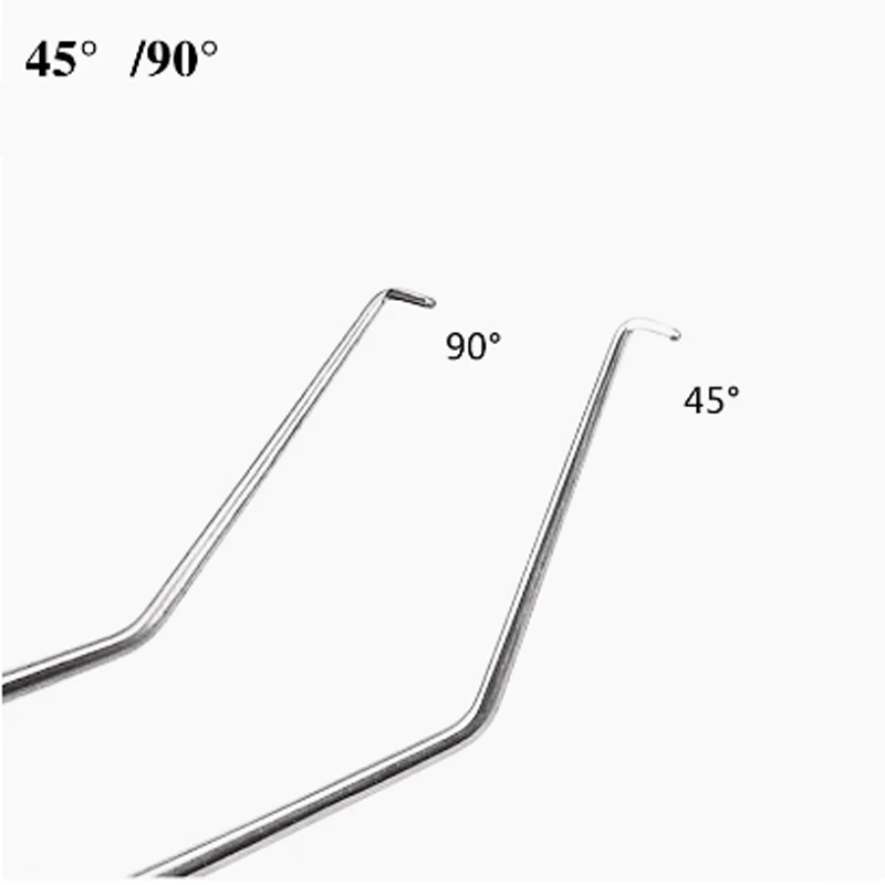 Ophthal mische mikroskop ische Instrumente-feines Spalt kern messer bei 90 Grad und 45 Grad, Einstell haken, Kristall positio