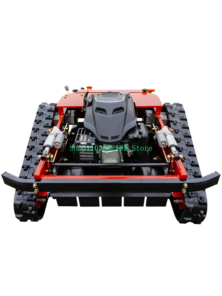 Lawn Mower Fruit Tea Garden Remote Control Weeding Machine Multi-Function Crawler-Type Wireless Lawn Pruning and Breaking