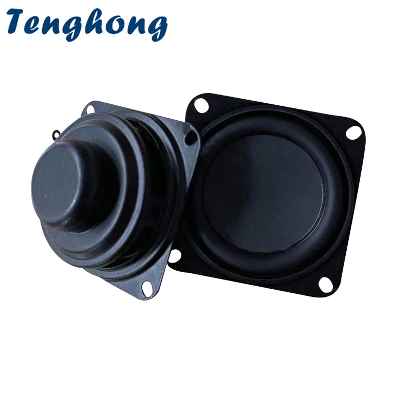 Tenghong 2pcs 45MM Portable Audio Speaker Unit 4 Ohm 5W Full Range For Radio Multimedia Speakers Home Sound Loudspeaker DIY