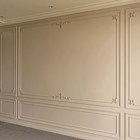 French Combination PU Corner Flower Imitation Plaster Polyurethane Decoration Material Background Wall Home Decoration Flower Ar