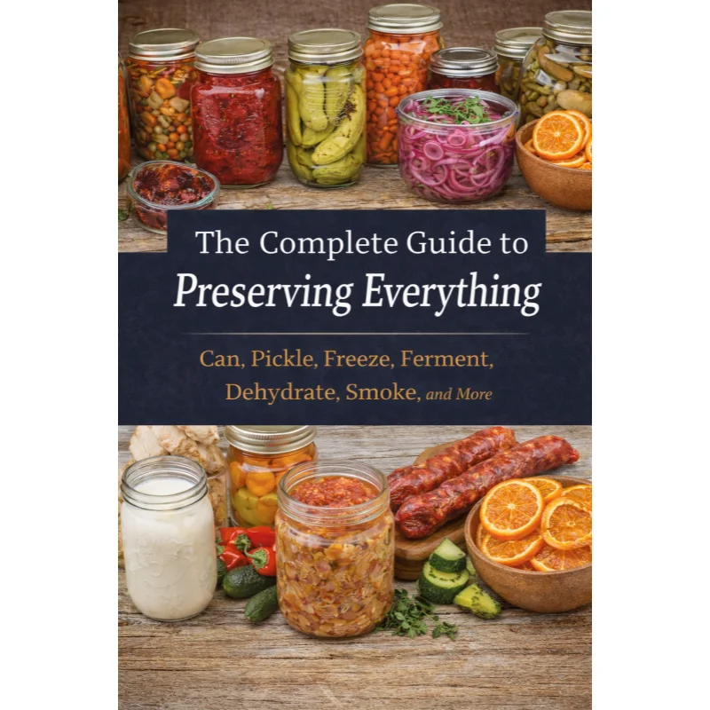 

Preserving Everything: Can, Culture, Pickle, Freeze, Ferment,Dehydrate,Salt, Smoke, and Store Fruits, Vegetables, Meat and More.