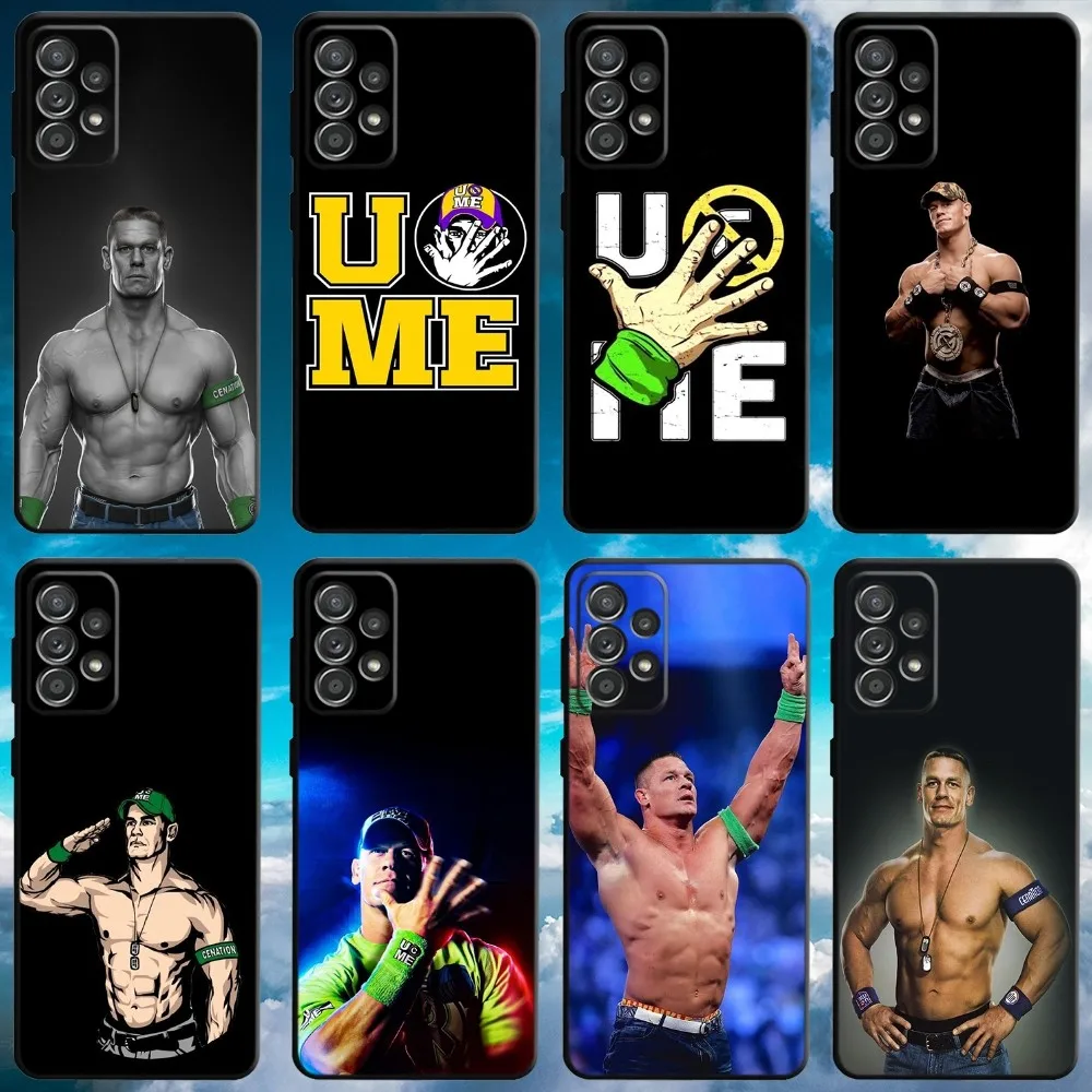 J-John C-Cena Phone Case For Samsung S21,S22 Ultra,S20,S30 plus,S22 plus,S23,S30 ultra 5G Soft Black Cover