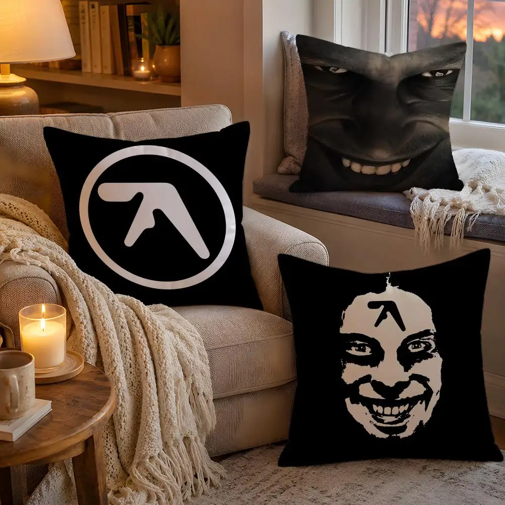 R-Richard D-David James Singer Cushion Cover Soft Plush Cushion Cover Double Print And Invisible Zipper For Sofa Home Car Use
