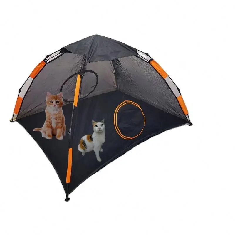 6-in-1 outdoor one-touch cat and dog playground, square tent with sun protection