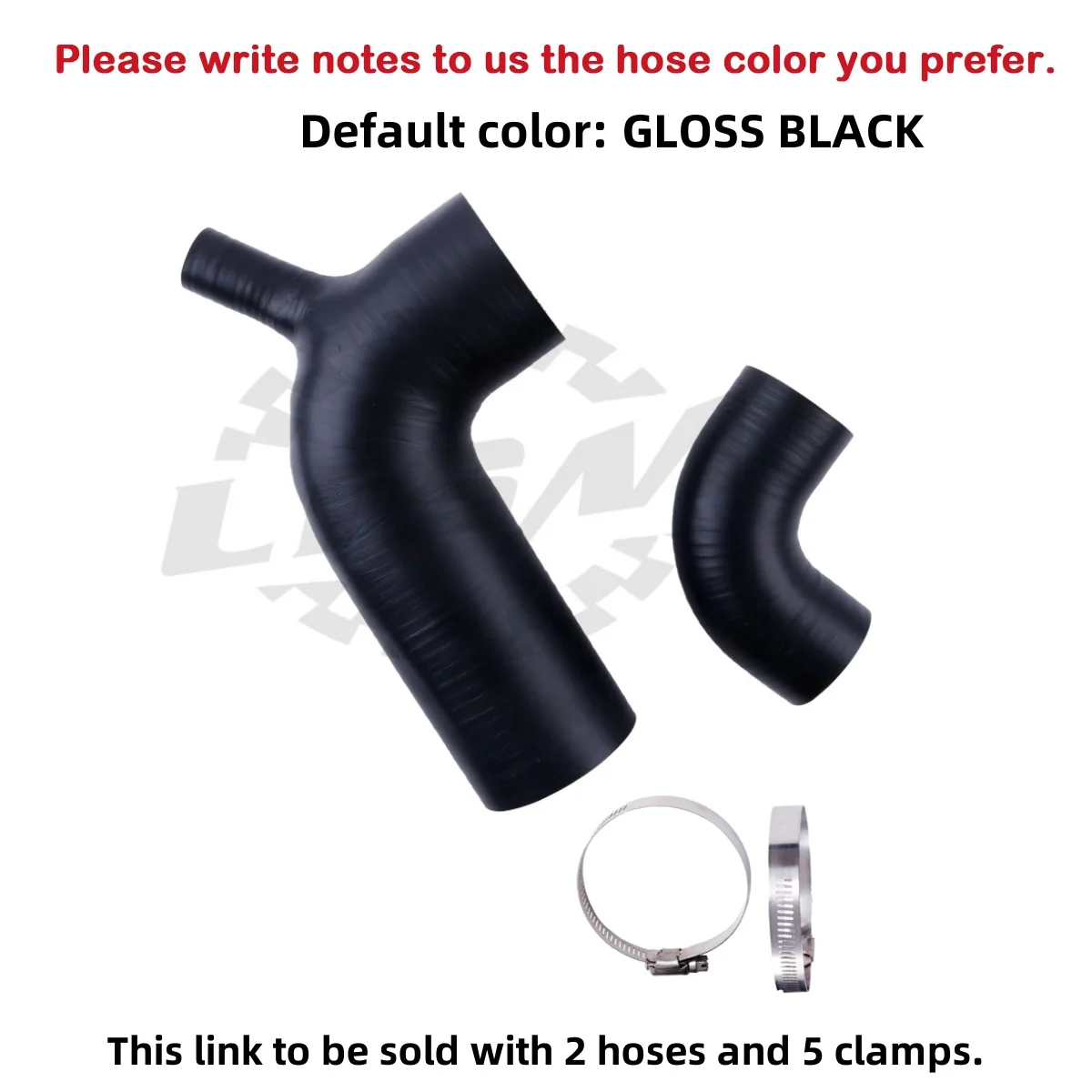 

2PCS For 2007-2017 Jeep Wrangler JK 2.8 CRD Diesel MK3 4721136AG 4721136AH Silicone Air Cleaner Intake Hose Kit Tube Pipe