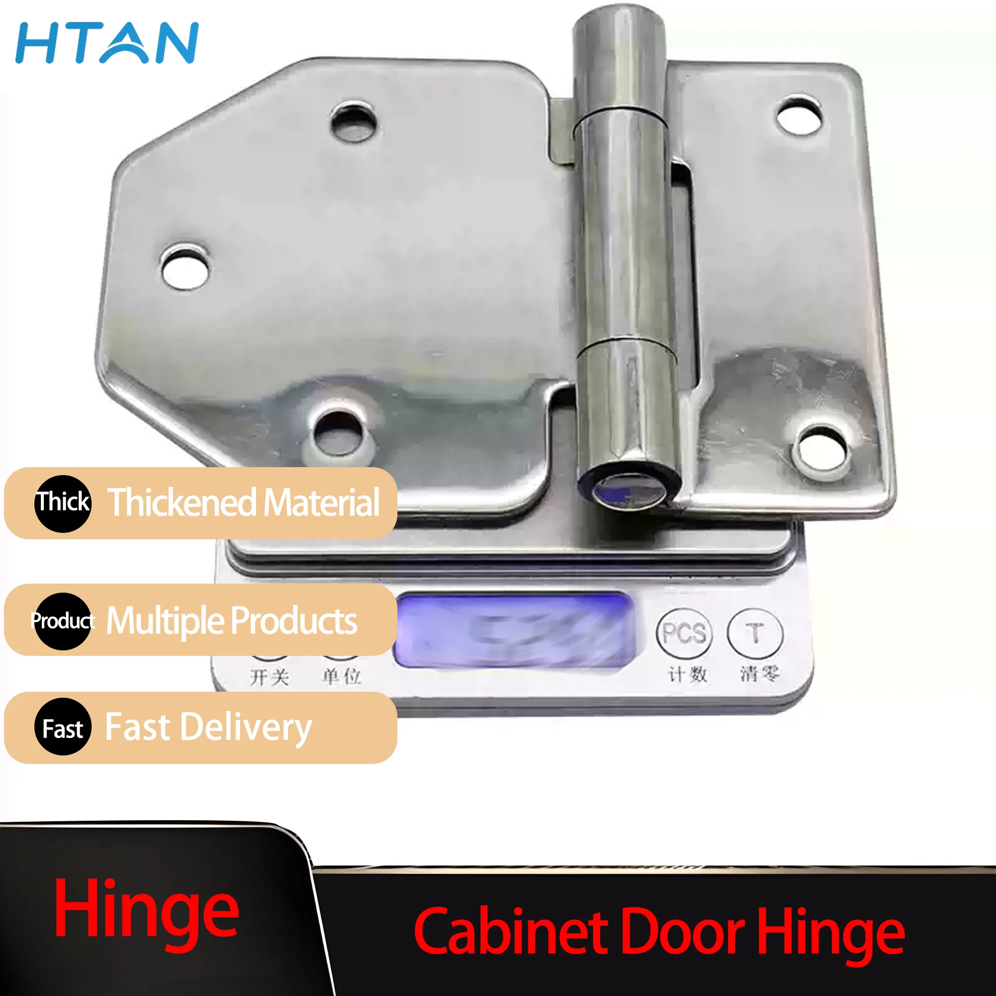 (2 pieces)Stainless Steel Hinges for Heavy-Duty Industrial Machinery High Load Applications Durability And Strength for Doors