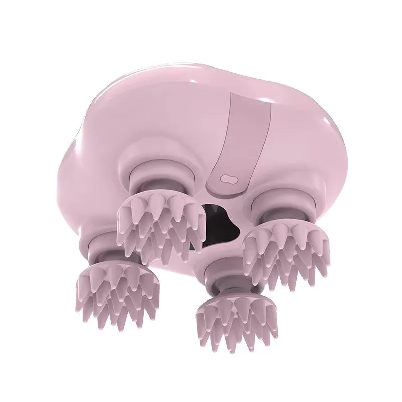 2025 Trending Head Massage Machine Silicone Scalp Massager Tools Head Spa Electric Head Massager With Red Light