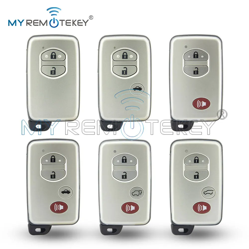 MYREMOTEKEY Keyless Entry Smart Remote Key Shell Case HYQ14ACX/HYQ14AAB for Toyota Avalon Corolla Camry Prius RAV4 Highlander