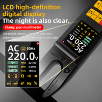 BSIDE U5 U-Shaped Clamp Meter 600A DC AC Current Tester True RMS Auto-Ranging TFT Screen USB Rechargeable 1200mAh NCV Multimeter