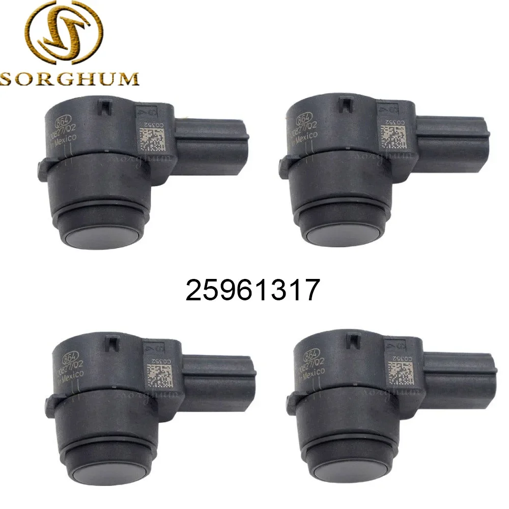

4PCS PDC 25961317 25962147 21995586 25961321 Reverse Backup Parking Sensor For Lucerne DTS Escalade Avalanche Suburban Tahoe