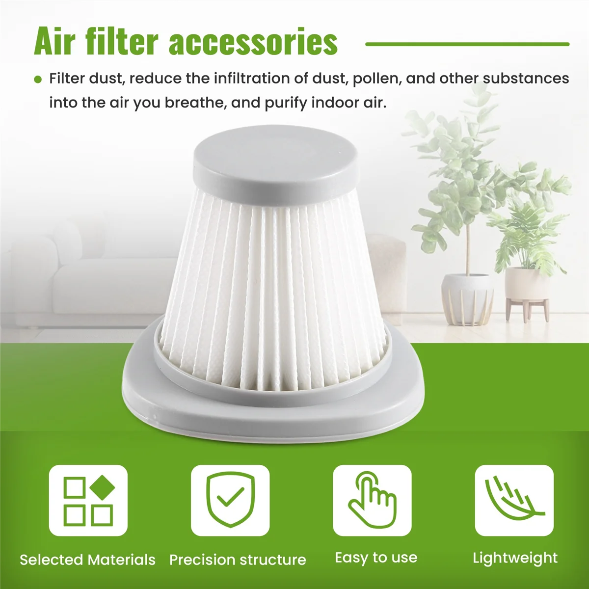 Filtro HEPA para Aspirador Deerma, Peças De Reposição, Acessórios De Limpeza Doméstica, DX118C, DX128C