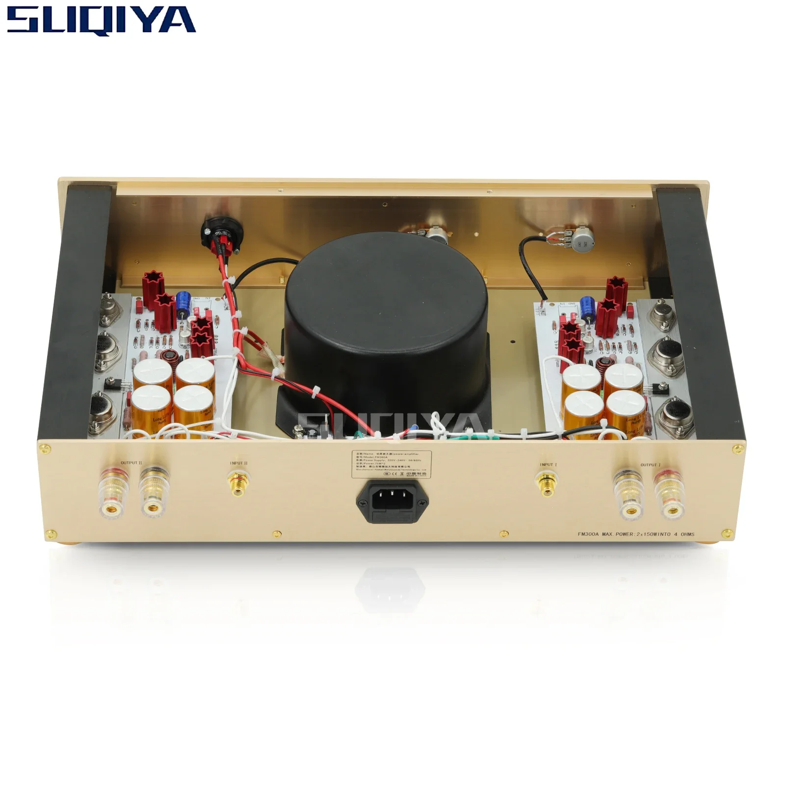 Suqiya-clone fm300aパワーアンプ、fm音響、hi-fiオーディオ、150w x 2、4Ω 、80w x 2、8Ω