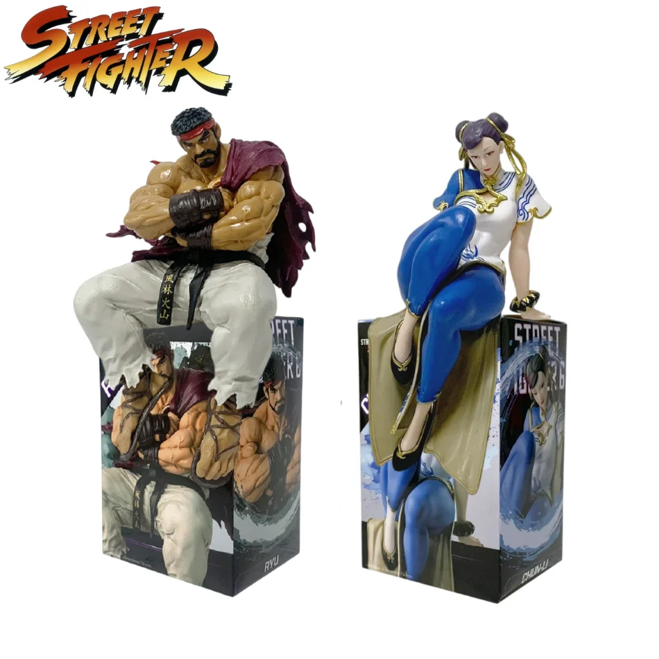 

Street Fighter 6 аниме боевая игра периферийная фигурка Chun-Li экшн-куклы ПВХ 14 см модель коллекция украшения игрушки подарки