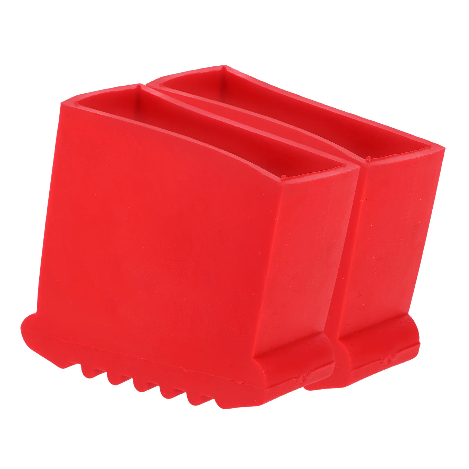 

2Pcs Extension Ladder Rubber Feet Covers Widened Anti Skid Heavy Duty End Caps for Telescopic Folding Ladder Home Construction