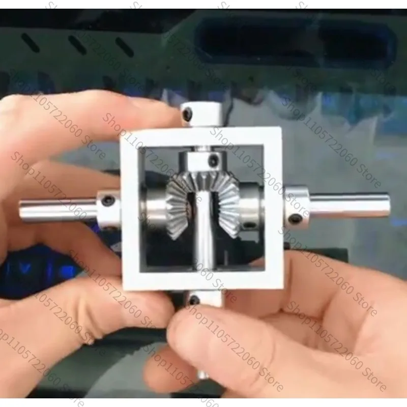 for 90 Degree Bevel Gear Reducer, Dual Output Shaft Right Angle Transmission Box, Mini Mechanical Drive Module