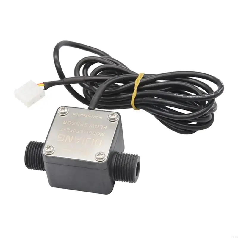 Water Liquid Gasoline-Diesel Milk Flowmeter Gear Counter DN15 30-1200L/H Sensor-Switch DC3.5V-24V Water Flow-Sensor