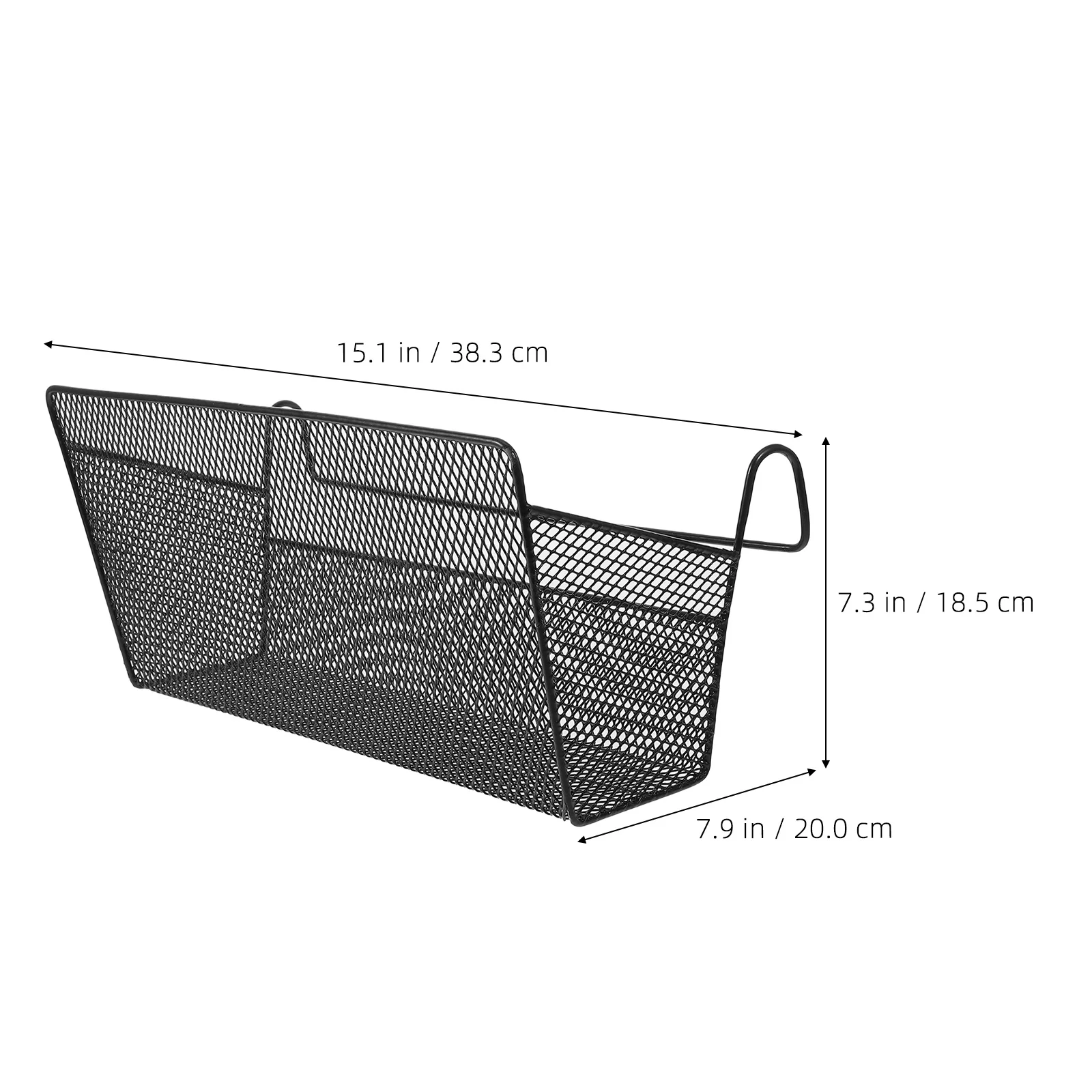 Cestino da appendere al comodino, uso in dormitorio, organizer in metallo, senza trapano, letto a castello, portaoggetti per articoli vari, organizer da appendere di grande capacità