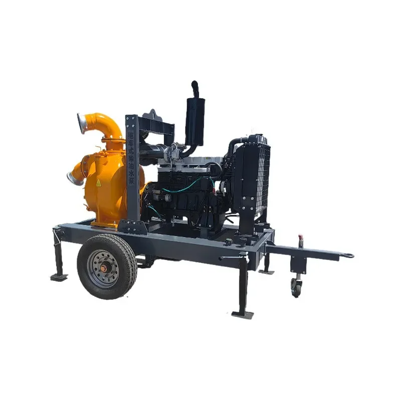 2026 hot 6 inch 8 inch 10 inch engine self-priming sewage pump, Shanghai flood control and drought resistance sewage
