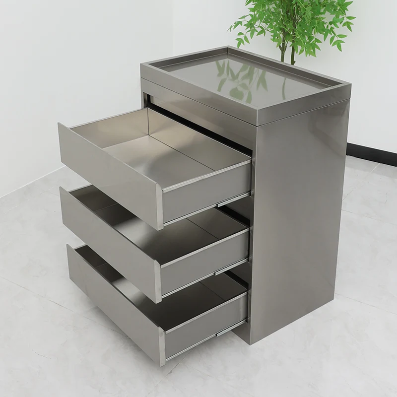 Yicheng Beauty Wholesale Modern Salon Cabinet Beauty Salon Furniture With Multiple Compartments for Hair Salon Stylist