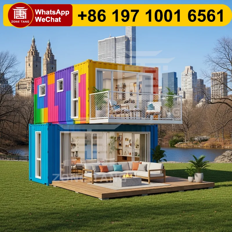 

Anti Rust Bathroom Mobile Home Flat Pack Home Fabricated Homes Steel Structure Pre Fabricated Homes Affordable Container Homes