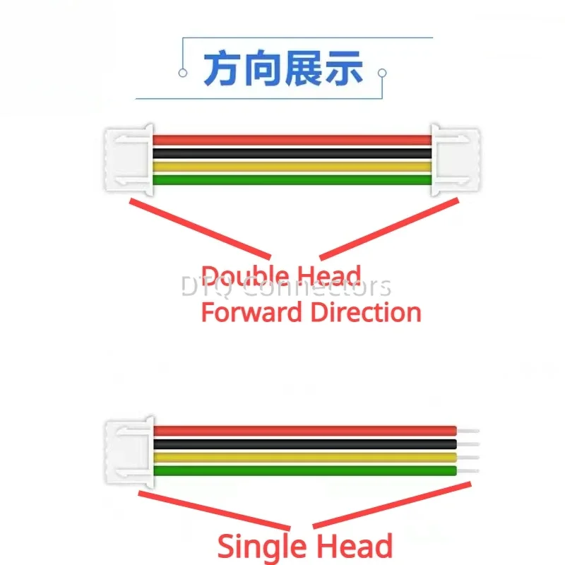 10Pcs/lot JST1.25MM ZH1.5MM PH2.0MM XH2.54MM 2/3/4/5/6/7/8/10P/12 Pin 10cm/20cm/30cm Female Plug Connector With Wire